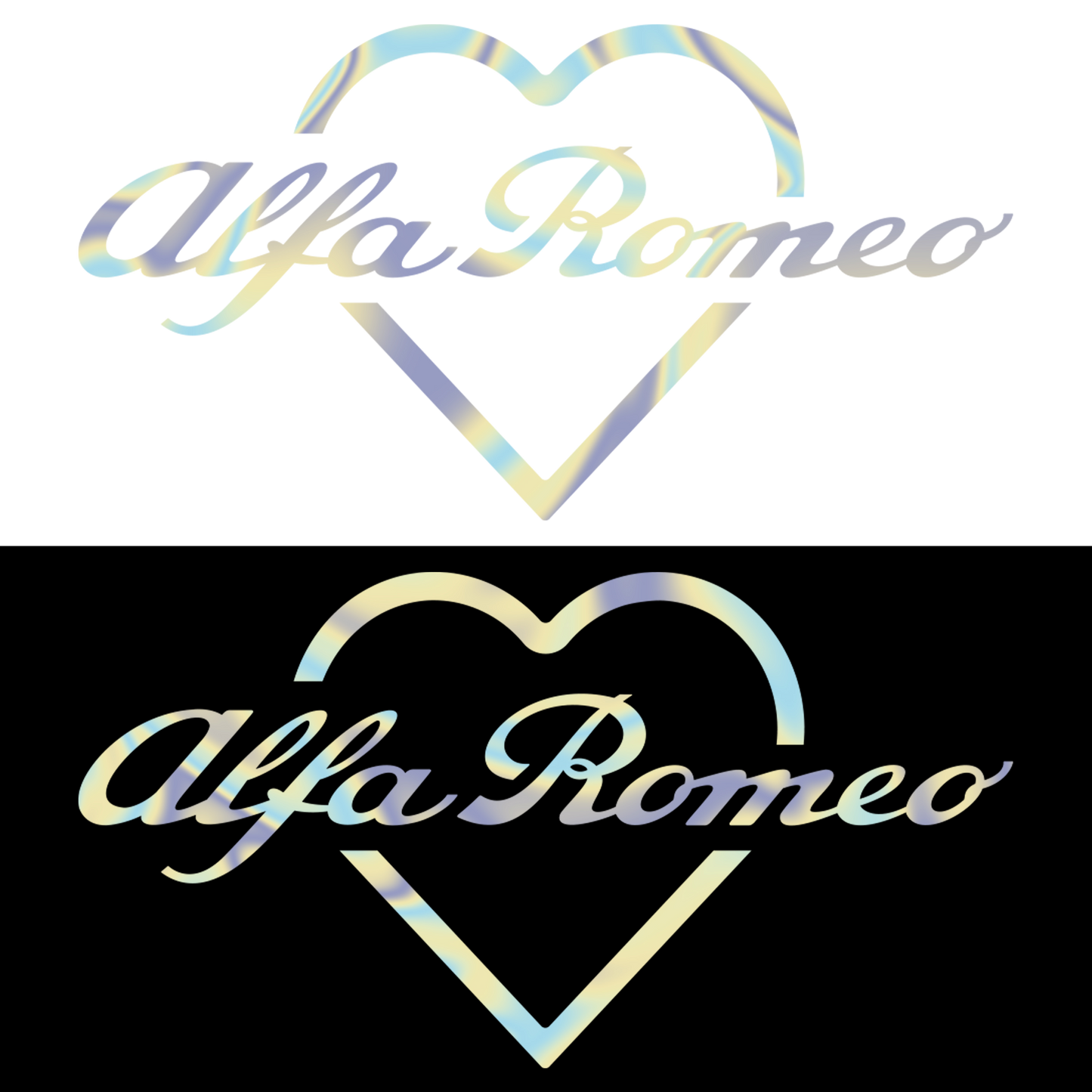 Sticker - ALFA ROMEO HEART