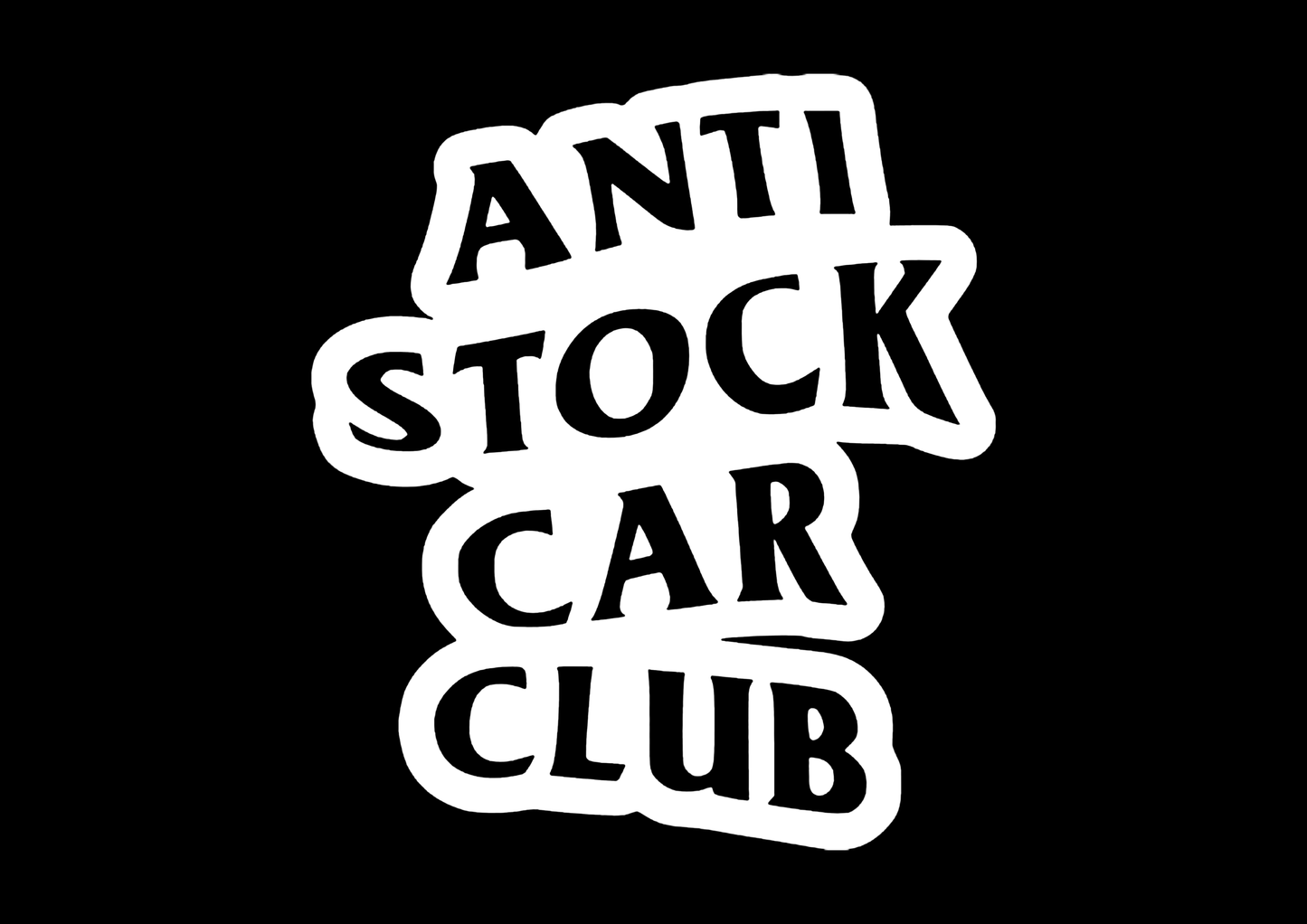 Sticker - ANTI STOCK CAR CLUB