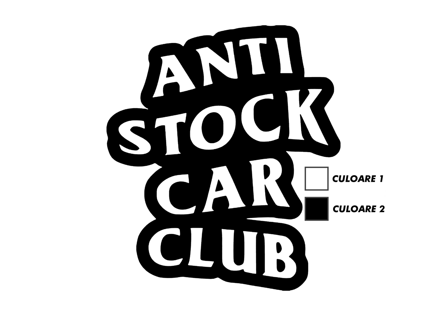 Sticker - ANTI STOCK CAR CLUB