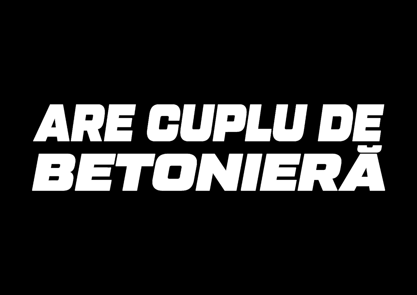 Sticker - ARE CUPLU DE BETONIERA