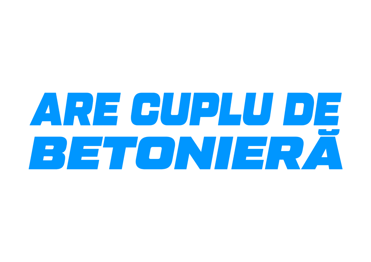 Sticker - ARE CUPLU DE BETONIERA