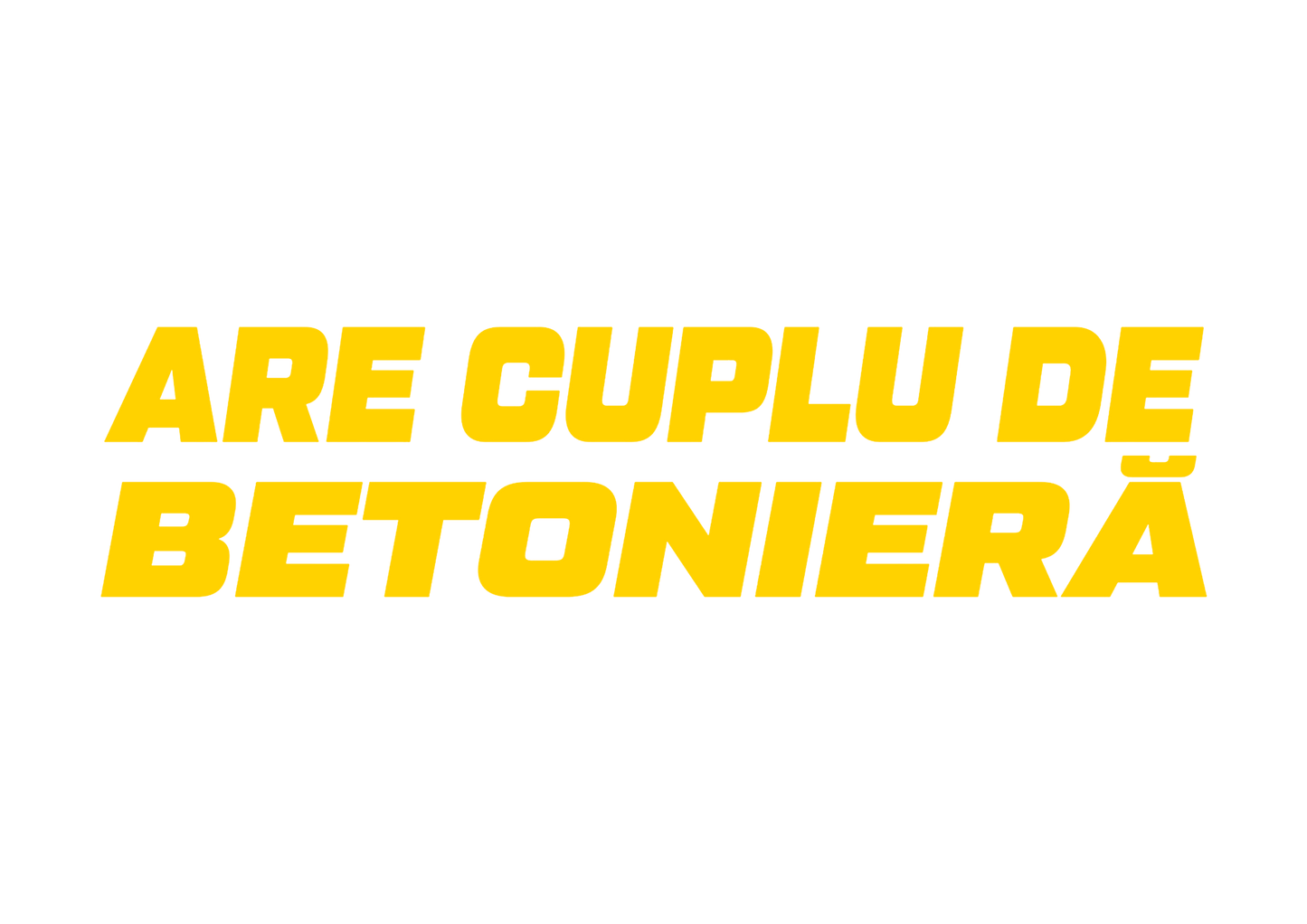 Sticker - ARE CUPLU DE BETONIERA