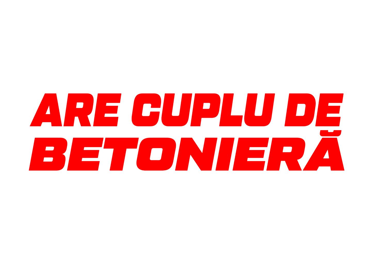 Sticker - ARE CUPLU DE BETONIERA