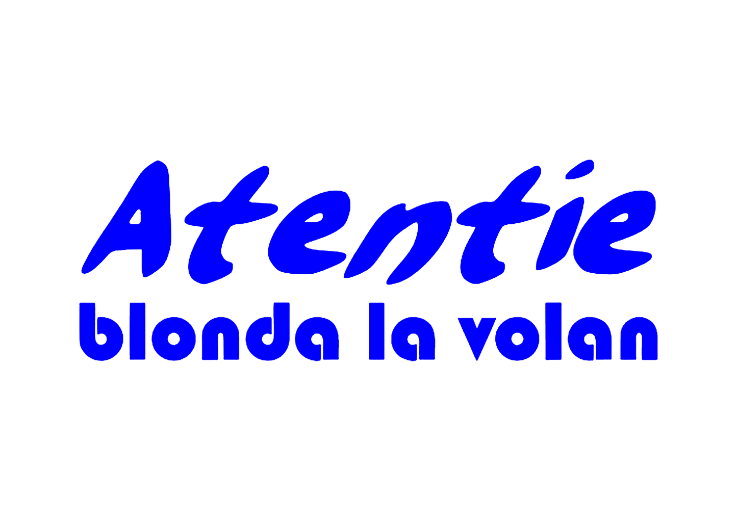 Sticker - BLONDA LA VOLAN 2