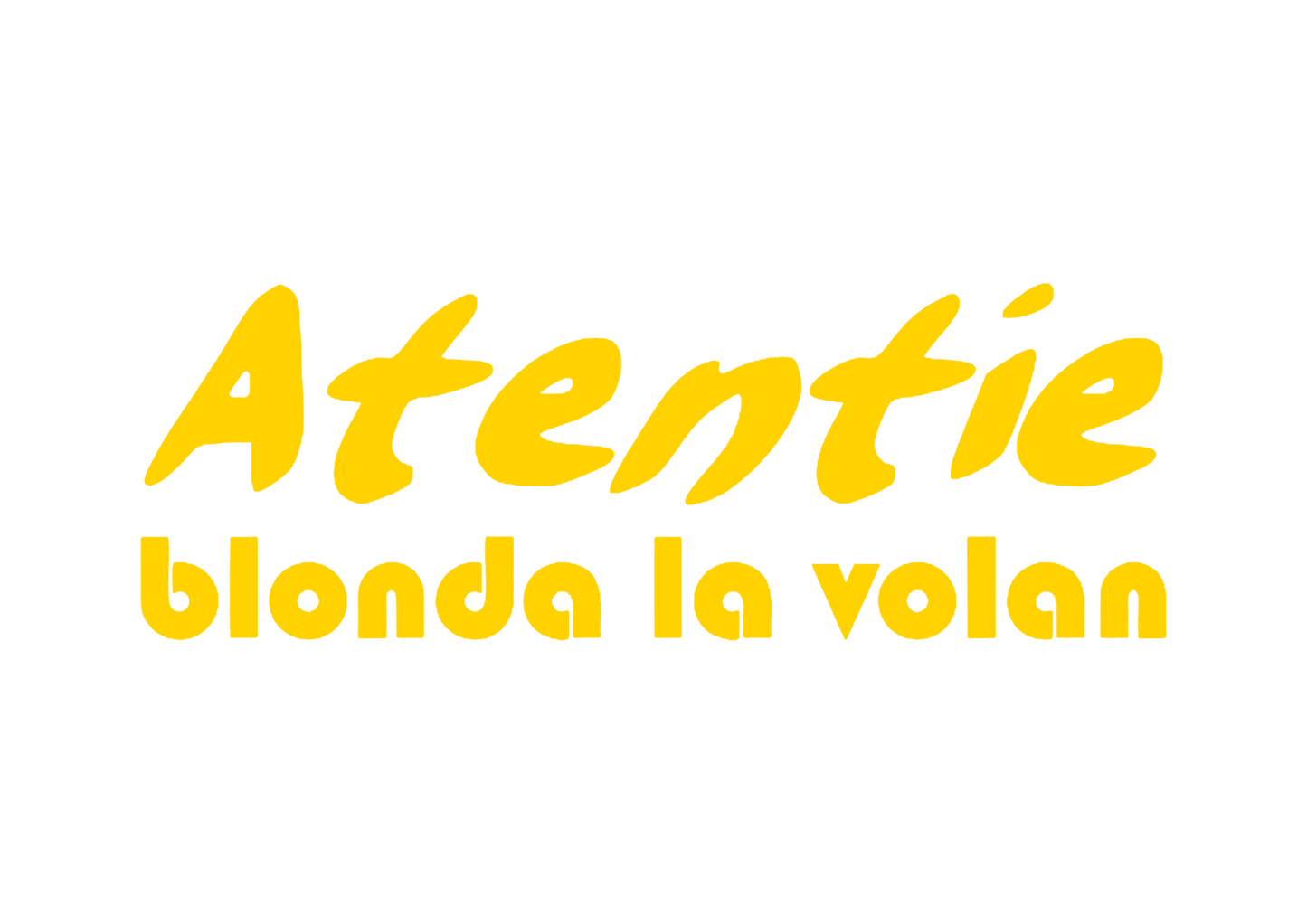 Sticker - BLONDA LA VOLAN 2