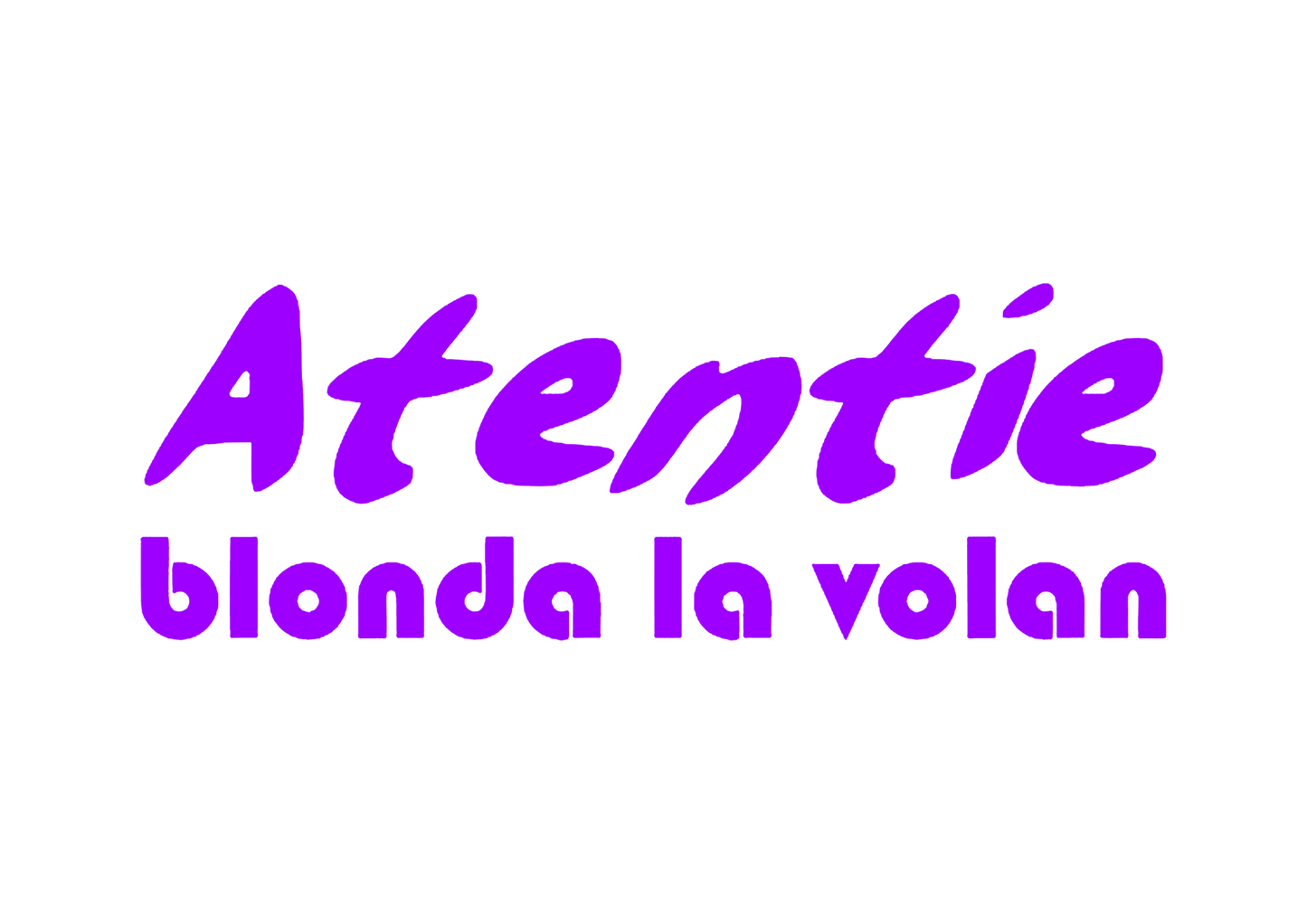 Sticker - BLONDA LA VOLAN 2