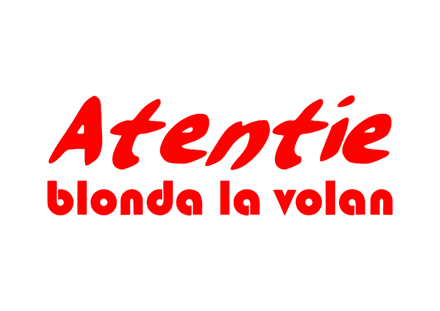 Sticker - BLONDA LA VOLAN 2