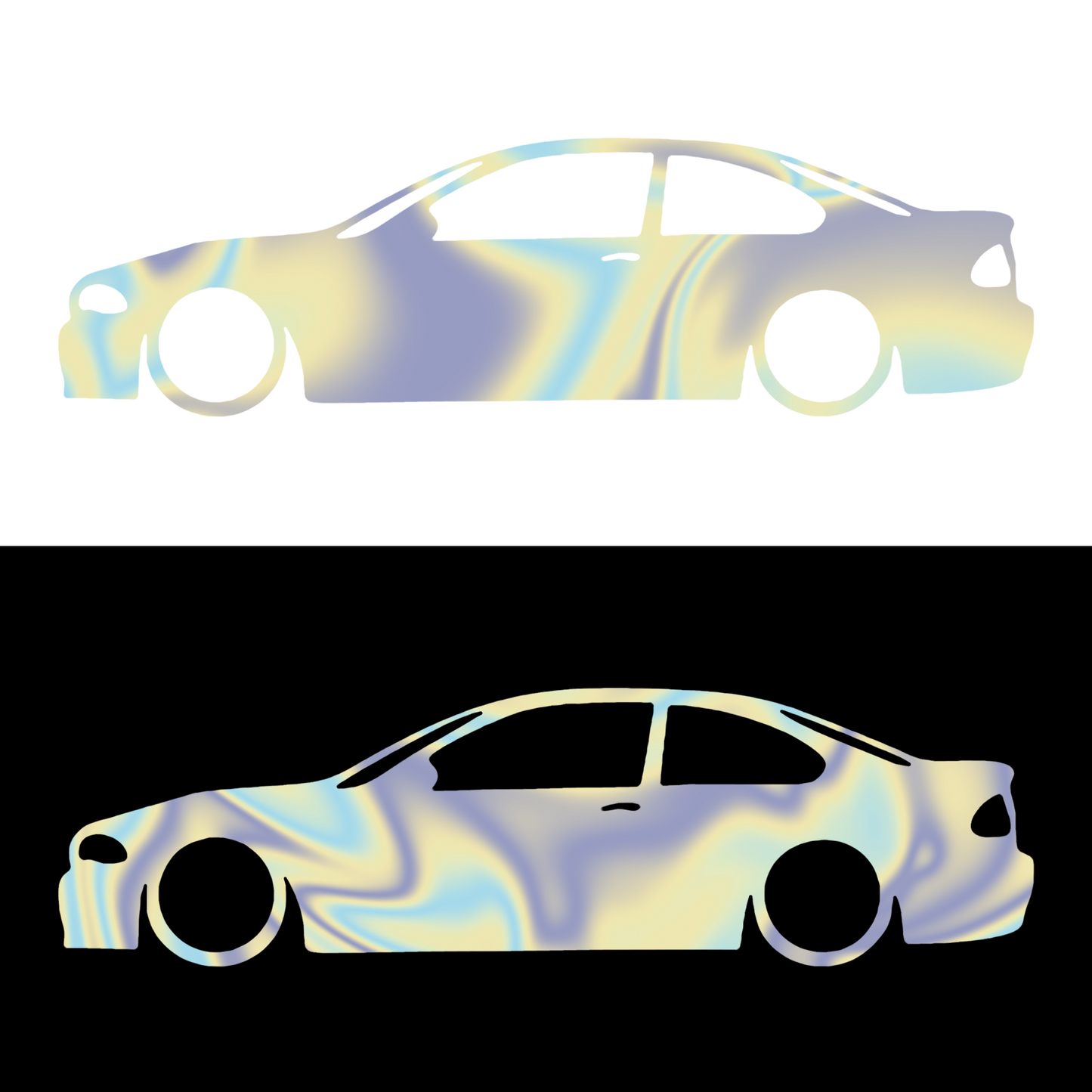 Sticker - SILUETA BMW COUPE
