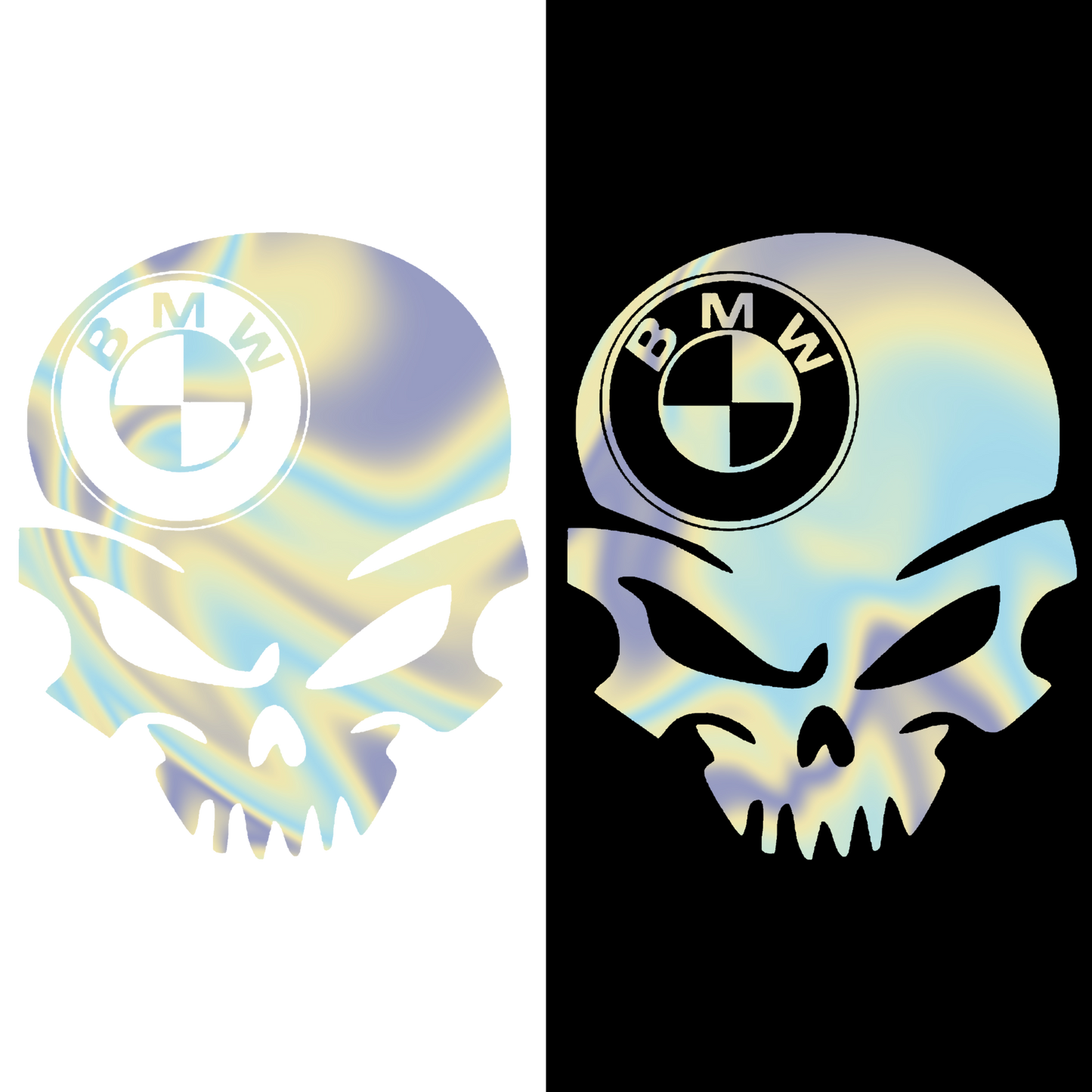 Sticker - BMW SKULL 3