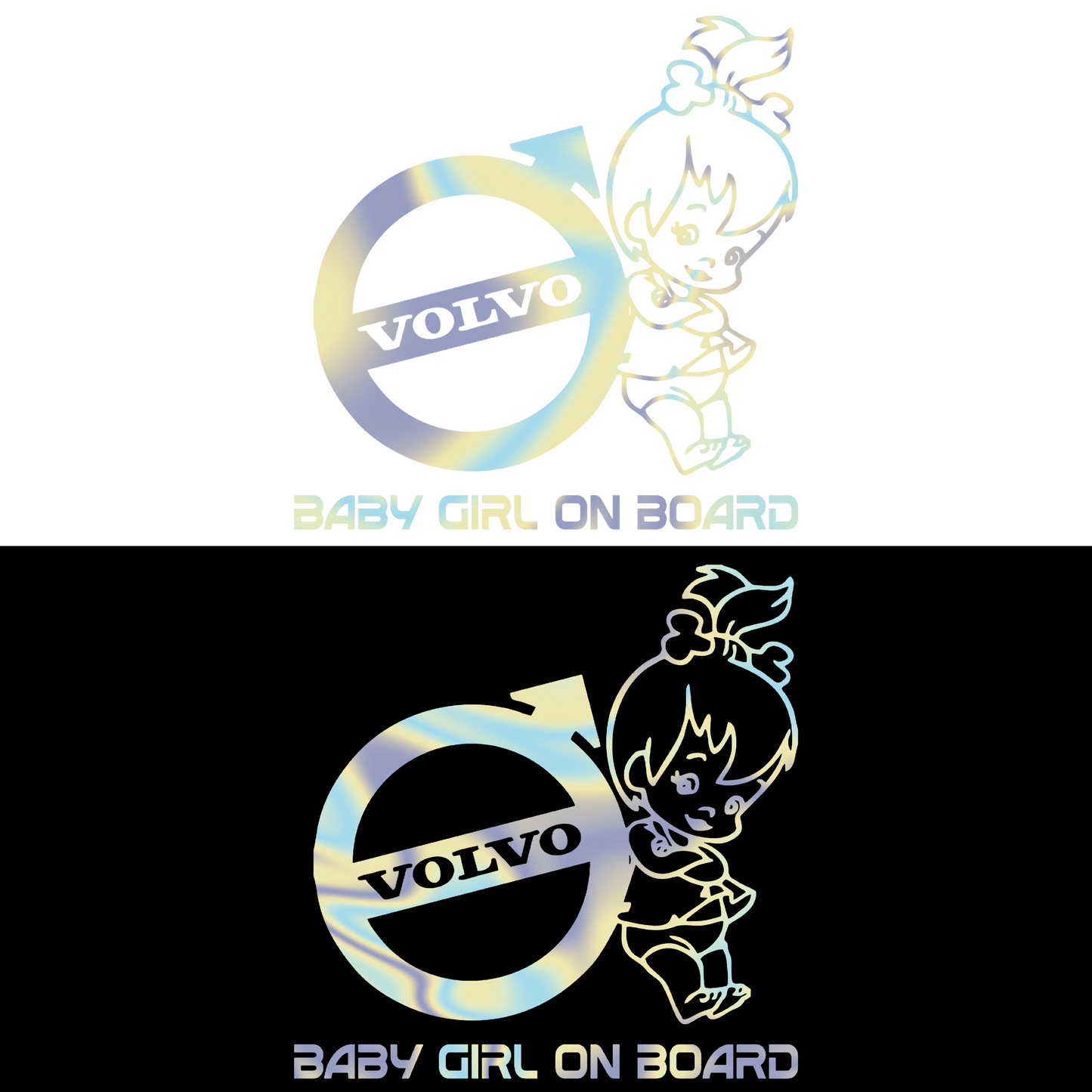 Sticker - BABY ON BOARD VOLVO 2