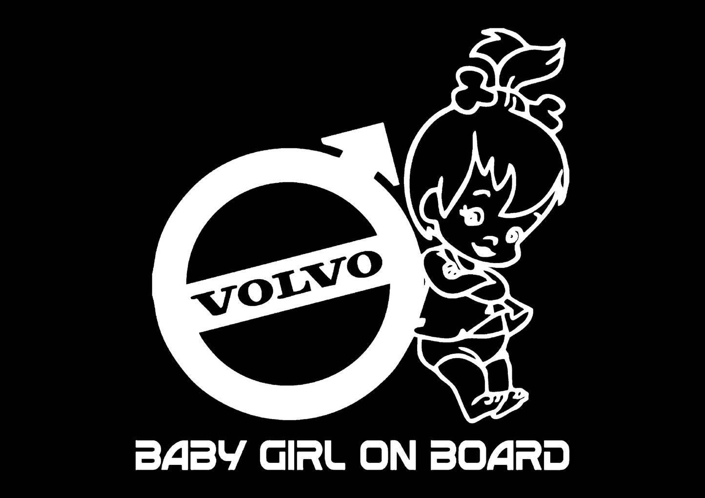 Sticker - BABY ON BOARD VOLVO 2