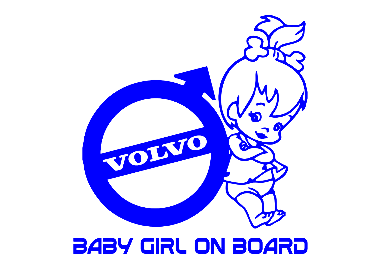 Sticker - BABY ON BOARD VOLVO 2