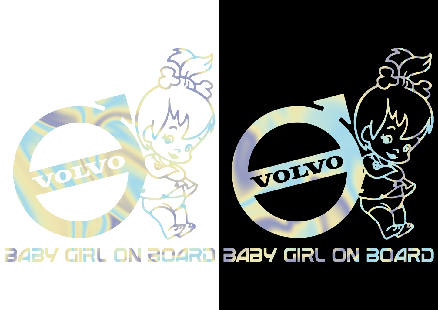 Sticker - BABY ON BOARD VOLVO 2