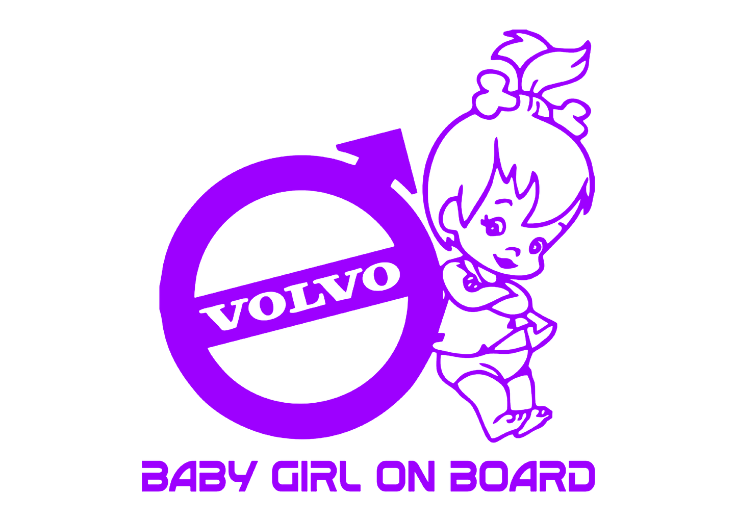 Sticker - BABY ON BOARD VOLVO 2