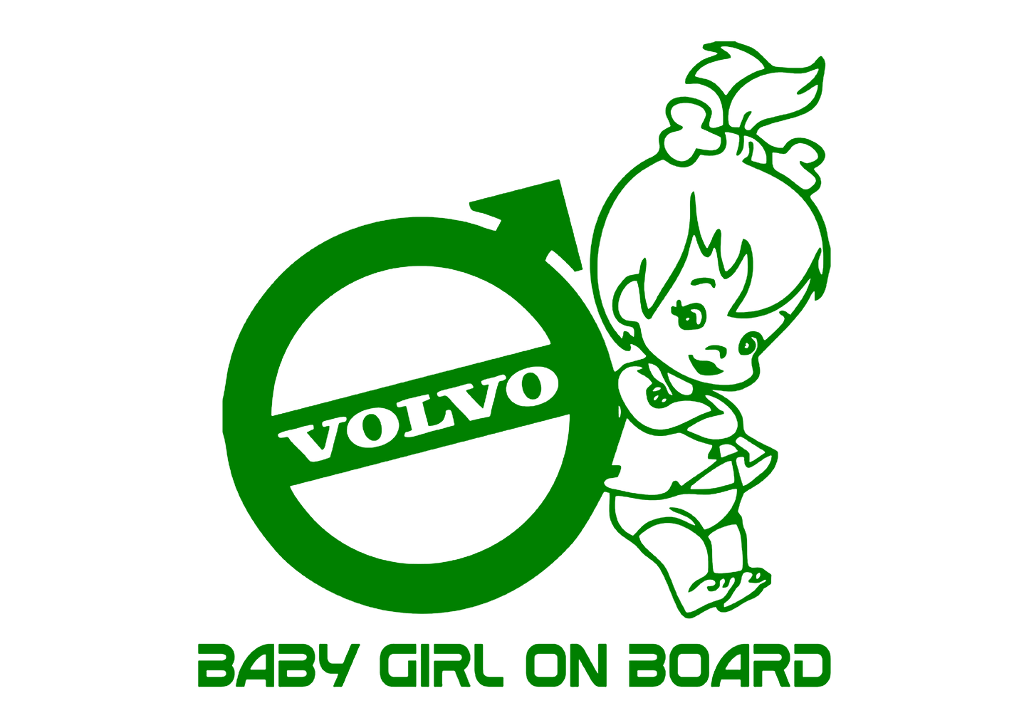 Sticker - BABY ON BOARD VOLVO 2