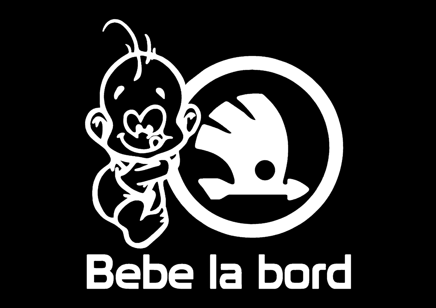 Sticker - BEBE LA BORD SKODA