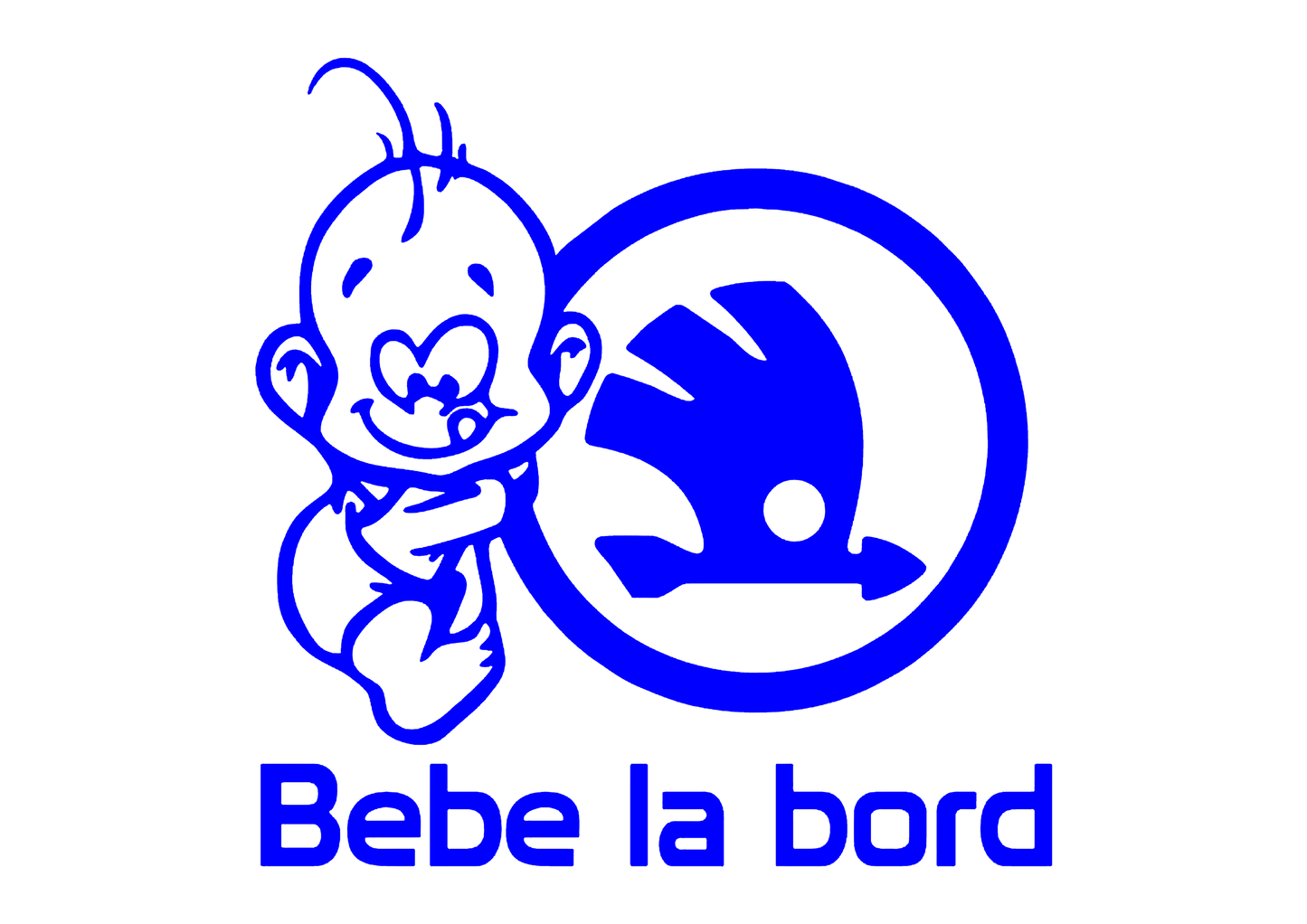 Sticker - BEBE LA BORD SKODA