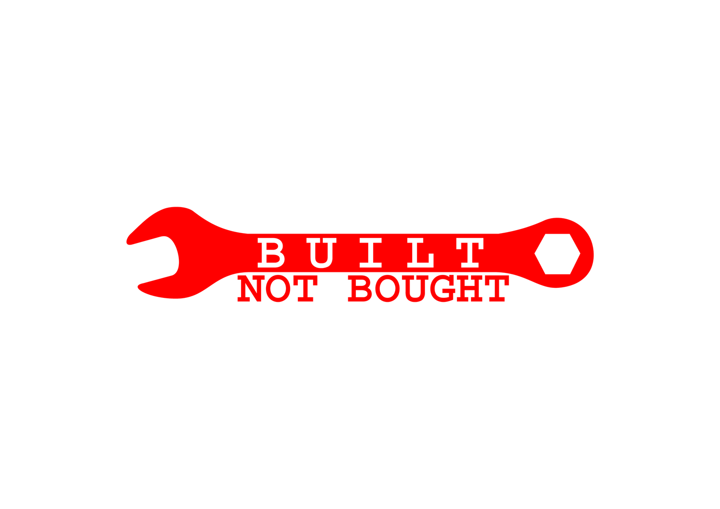Sticker - BUILT NOT BOUGHT