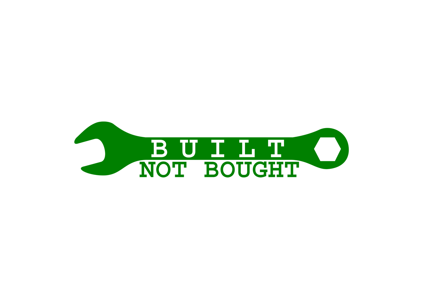 Sticker - BUILT NOT BOUGHT