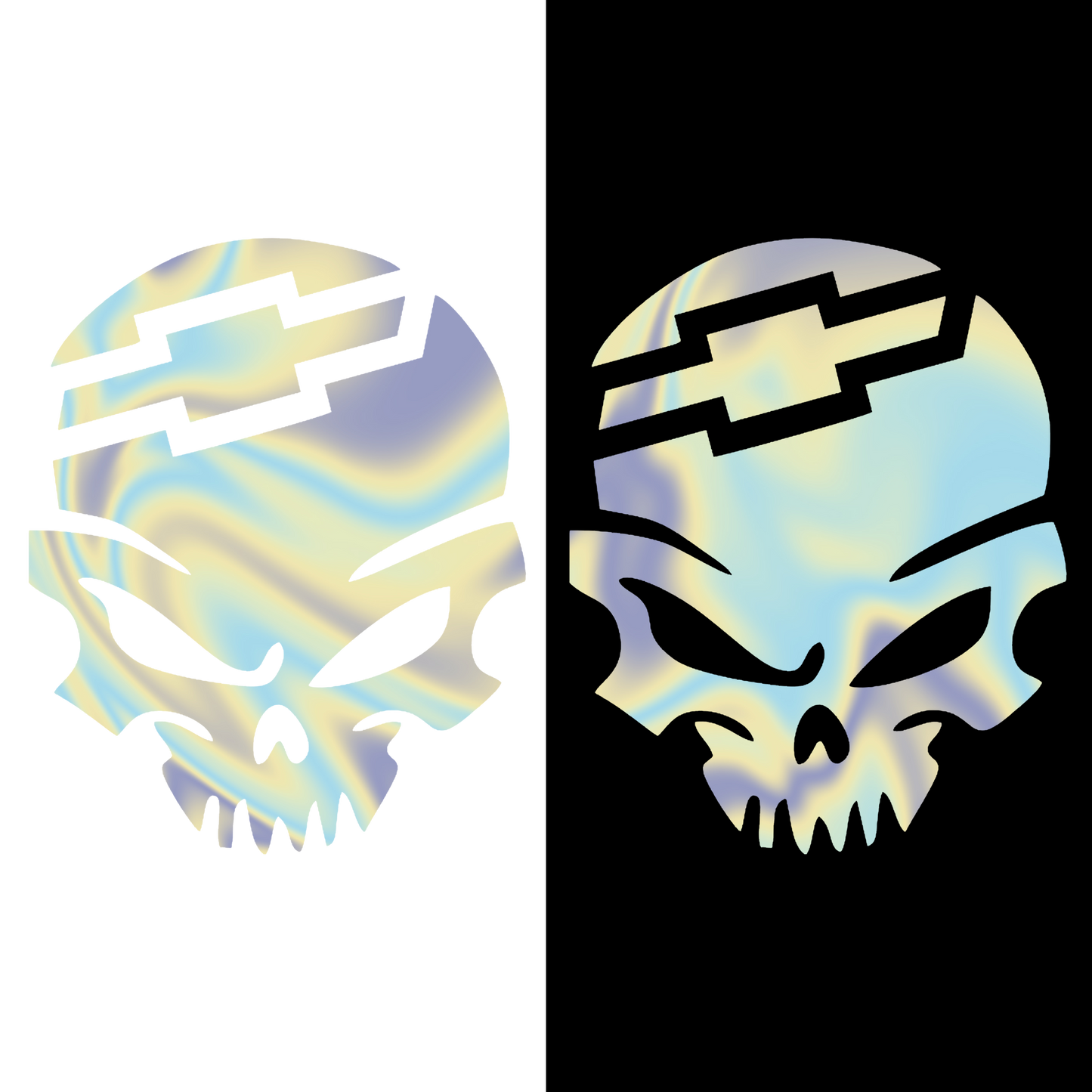 Sticker - CHEVROLET SKULL 2