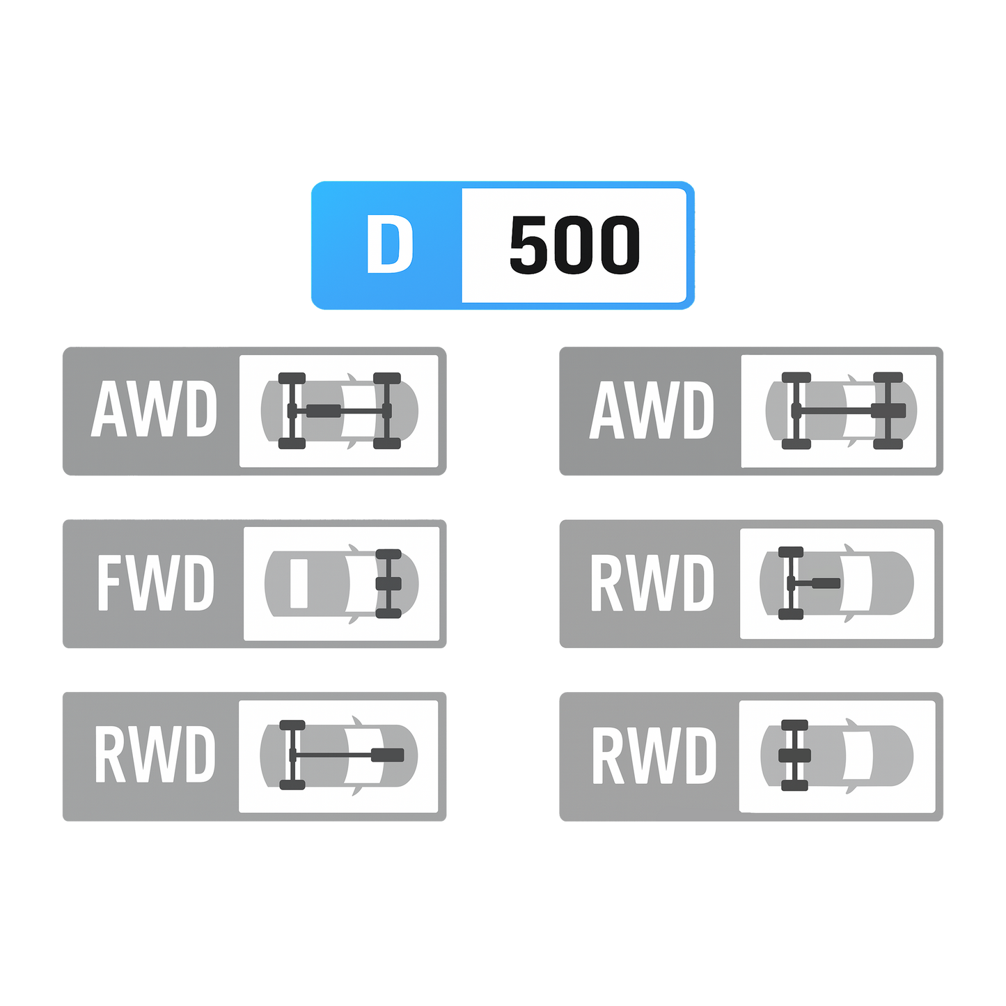 Sticker Set - FORZA HORIZON STATS