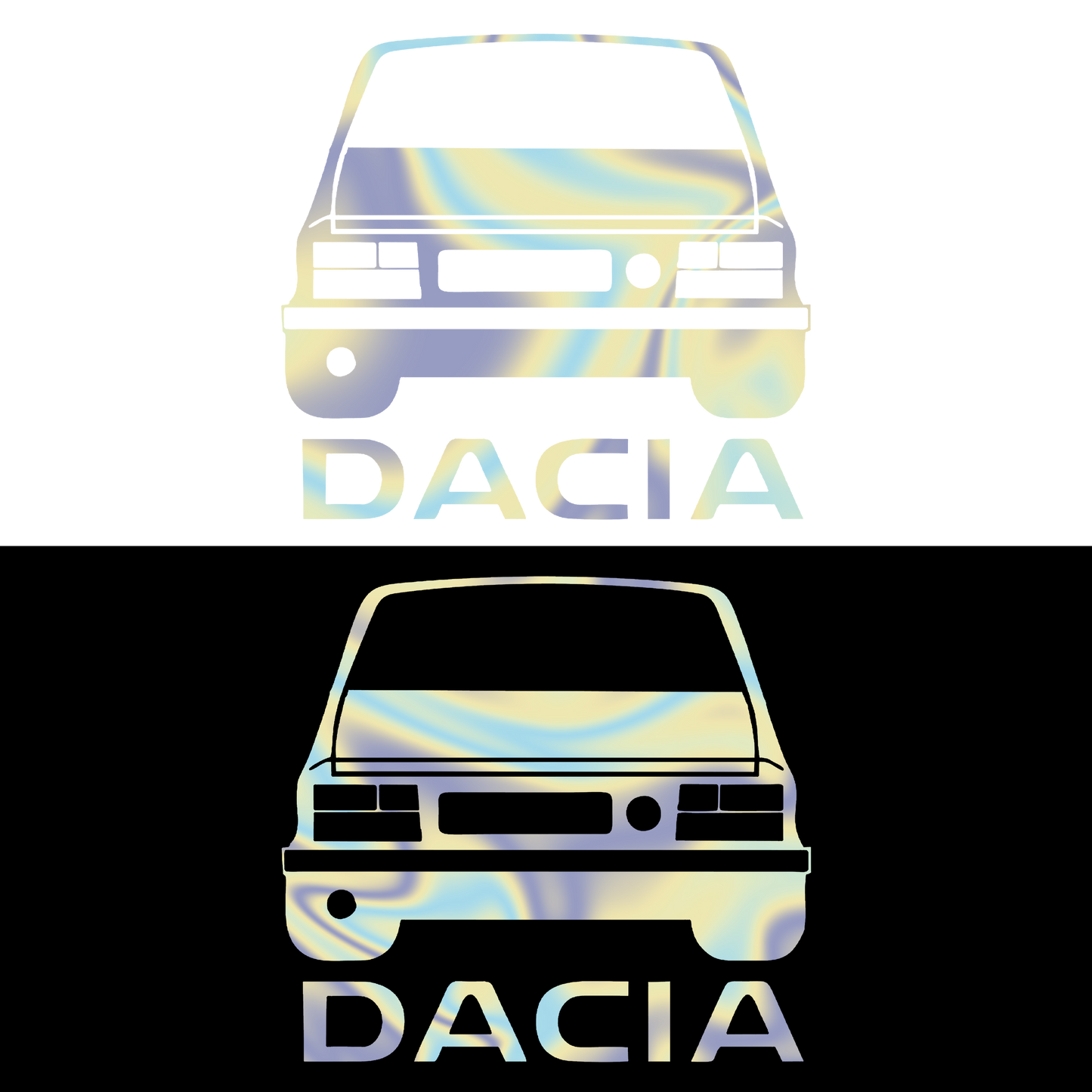Sticker - DACIA SILUETA