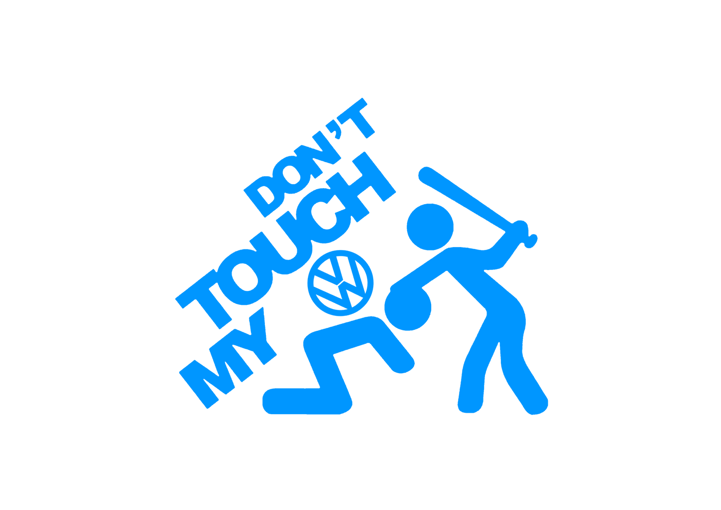 Sticker - DON'T TOUCH MY VOLKSWAGEN