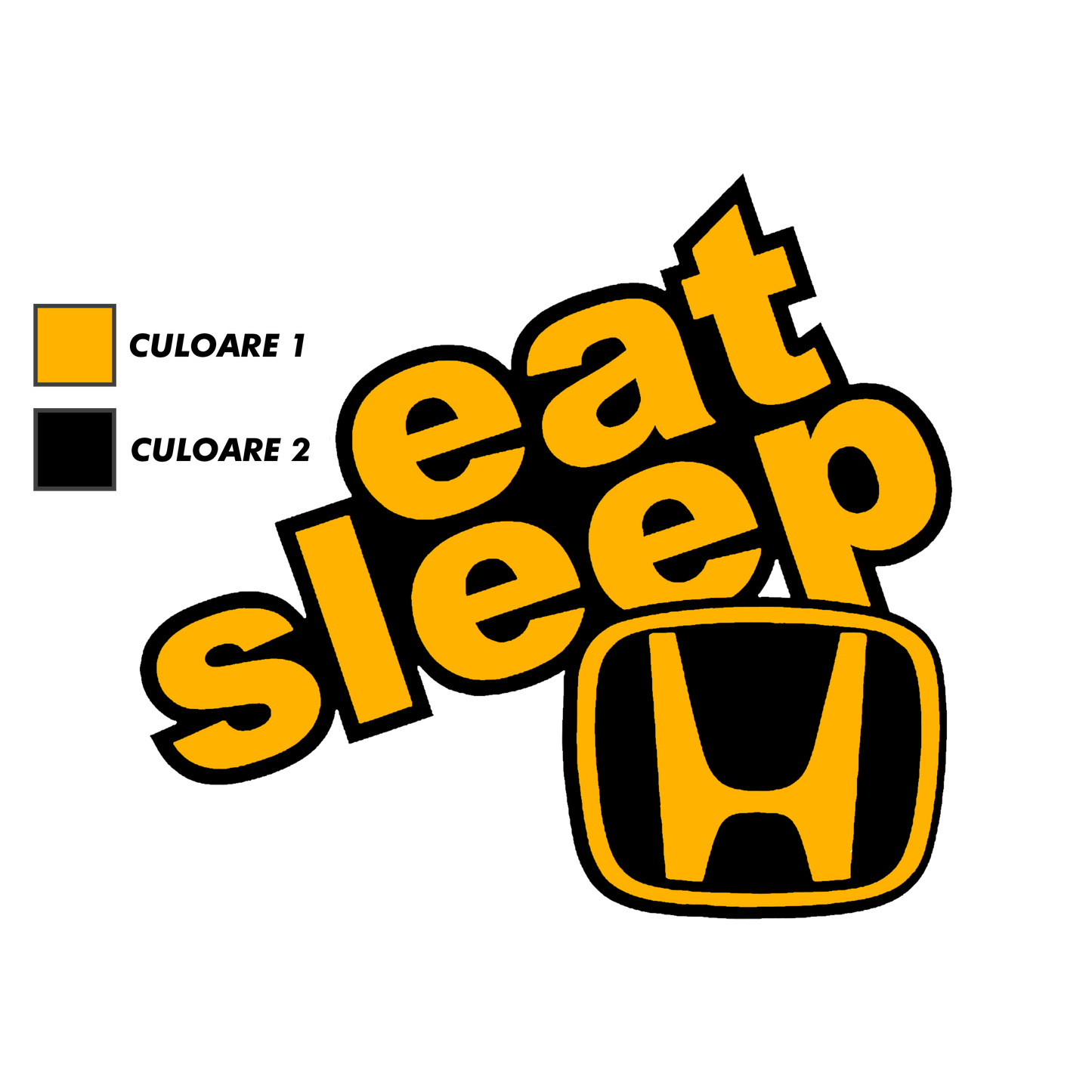Sticker - EAT SLEEP HONDA
