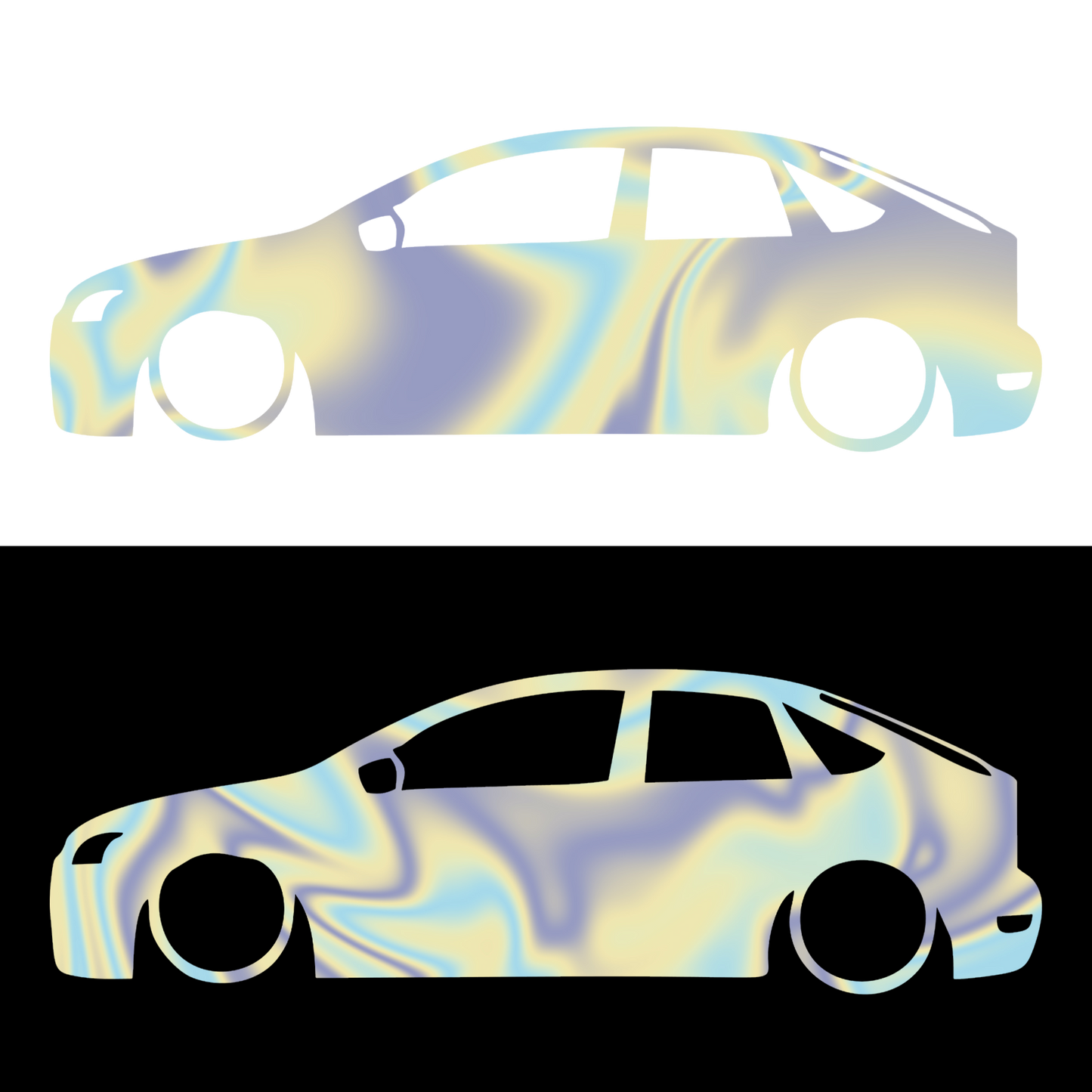 Ford focus silueta - Holografic