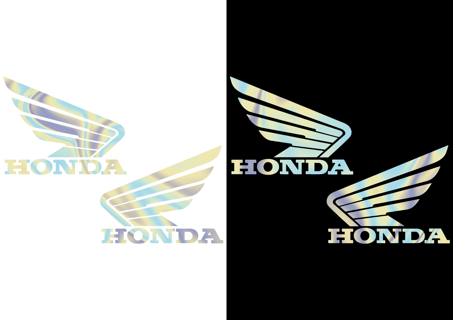 Sticker Set - X2 HONDA WINGS
