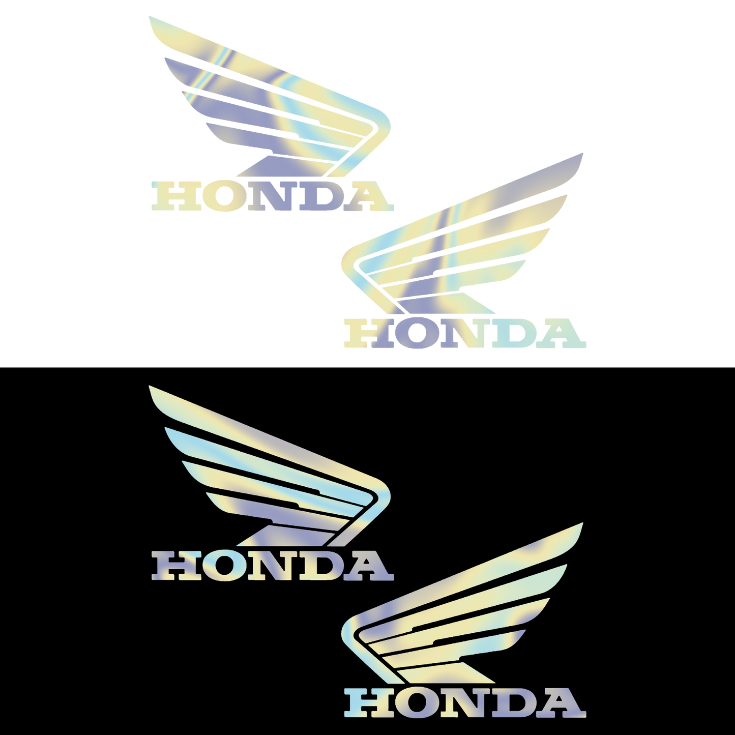 Sticker Set - X2 HONDA WINGS