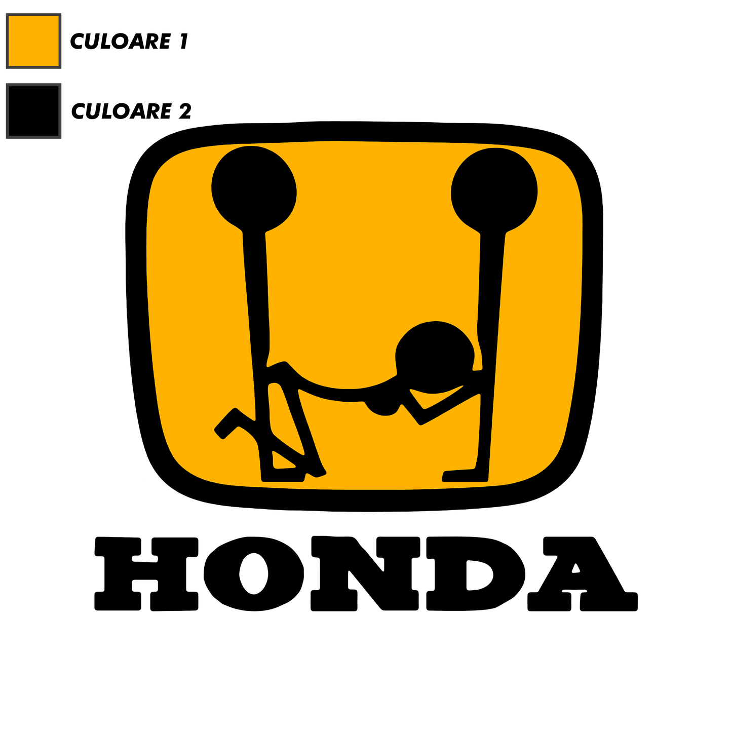 Sticker - HONDA FUNNY LOGO