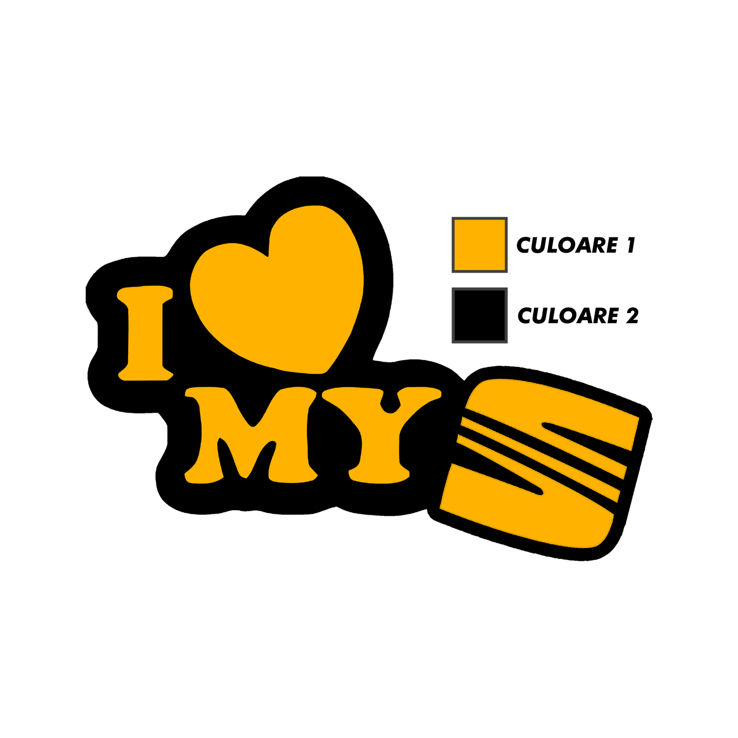 Sticker - I LOVE MY SEAT