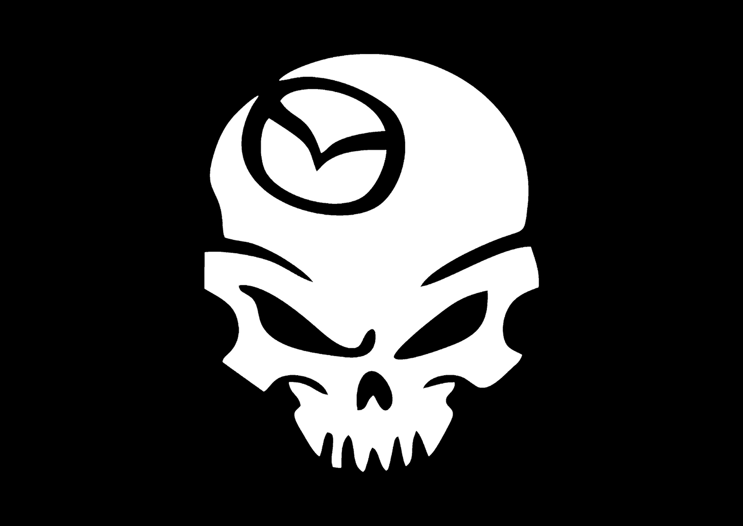 Sticker - MAZDA SKULL 2