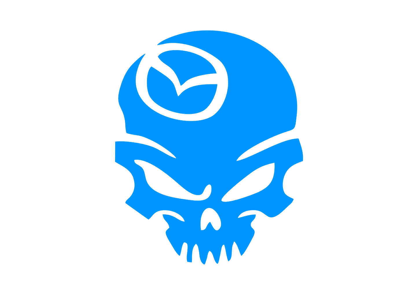 Sticker - MAZDA SKULL 2