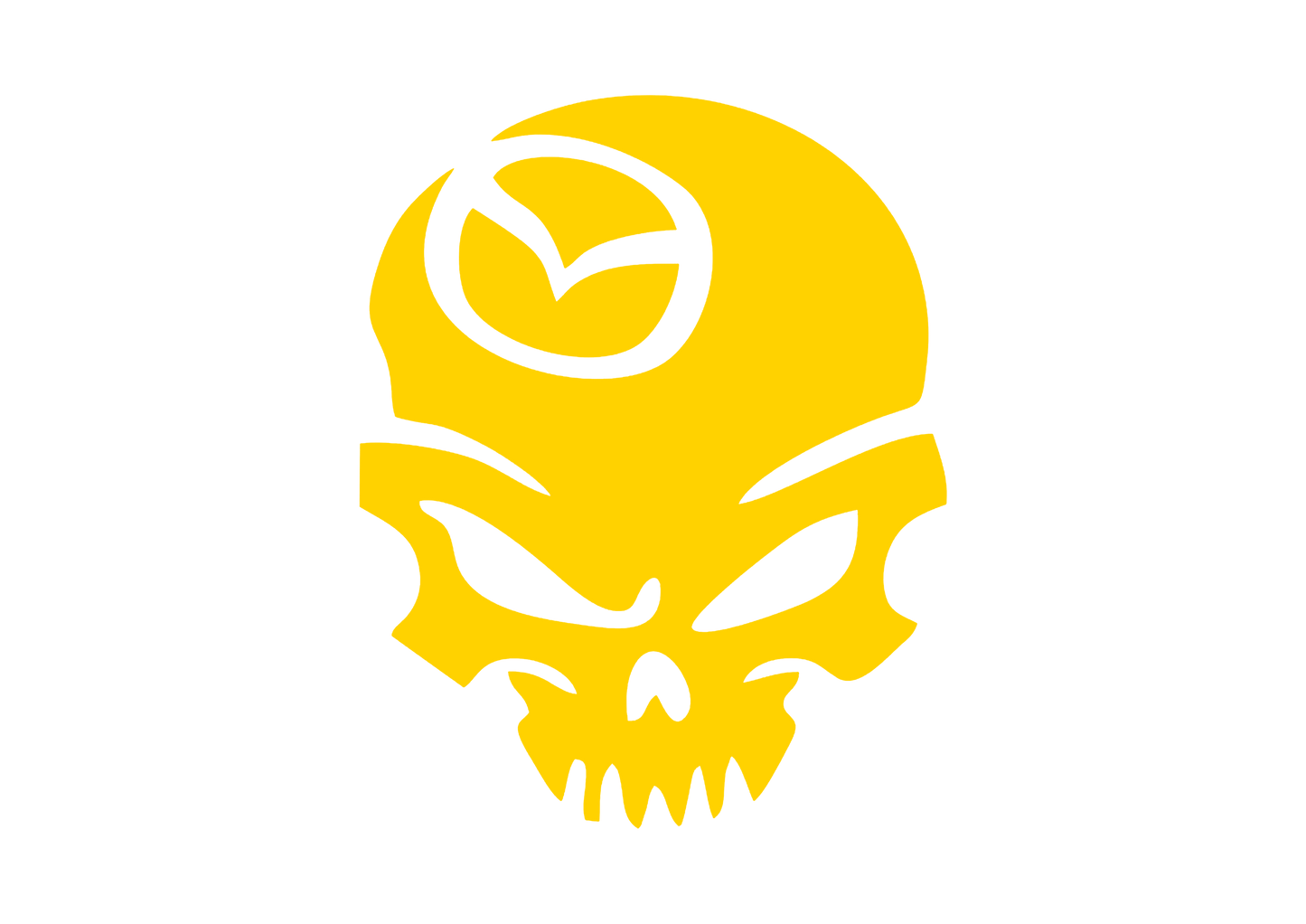 Sticker - MAZDA SKULL 2