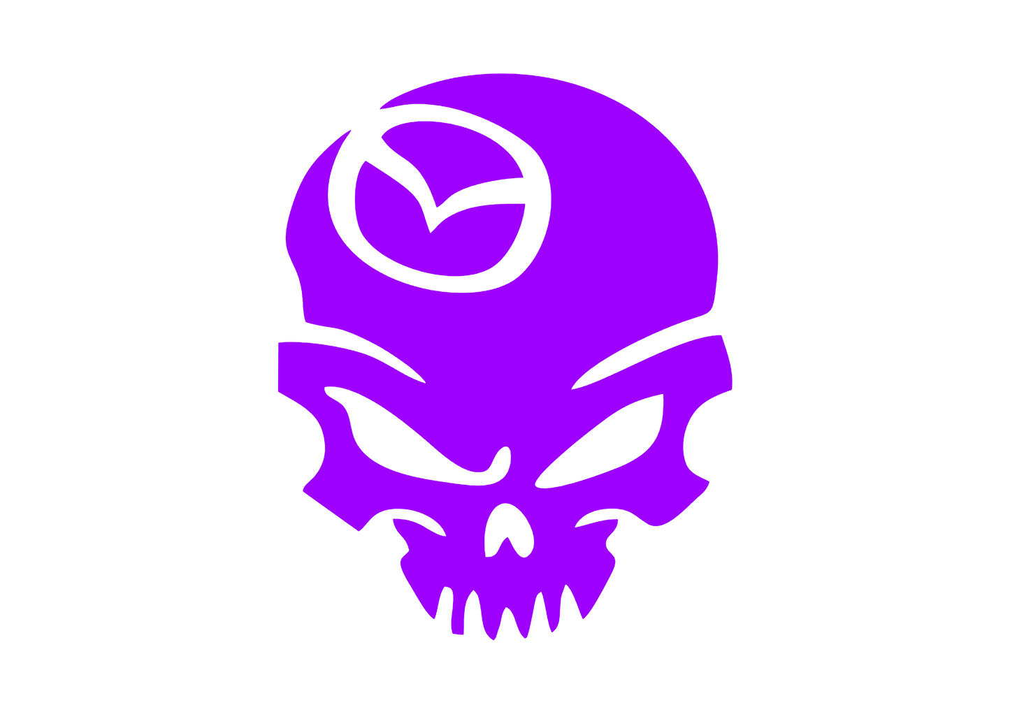 Sticker - MAZDA SKULL 2