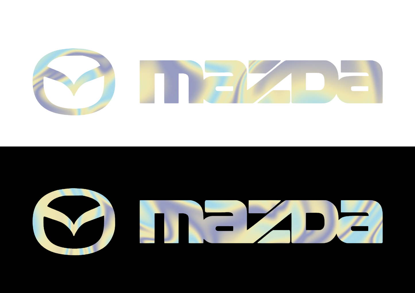 Sticker - MAZDA + LOGO