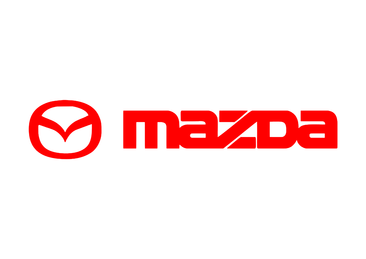 Sticker - MAZDA + LOGO