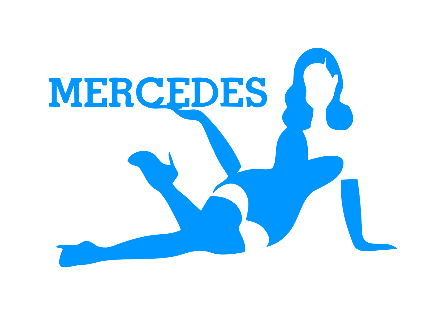 Sticker - MERCEDES GIRL 1