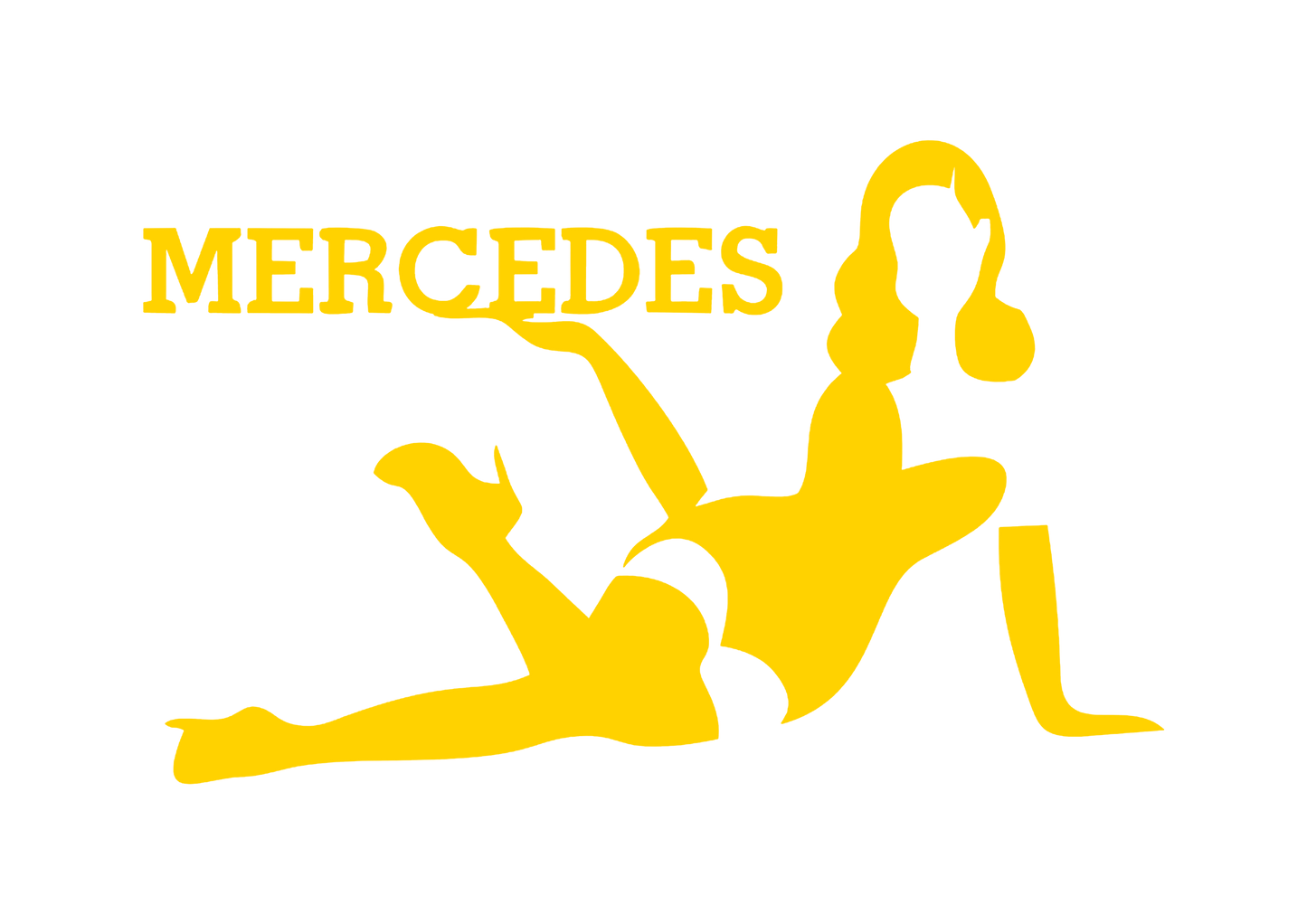 Sticker - MERCEDES GIRL 1
