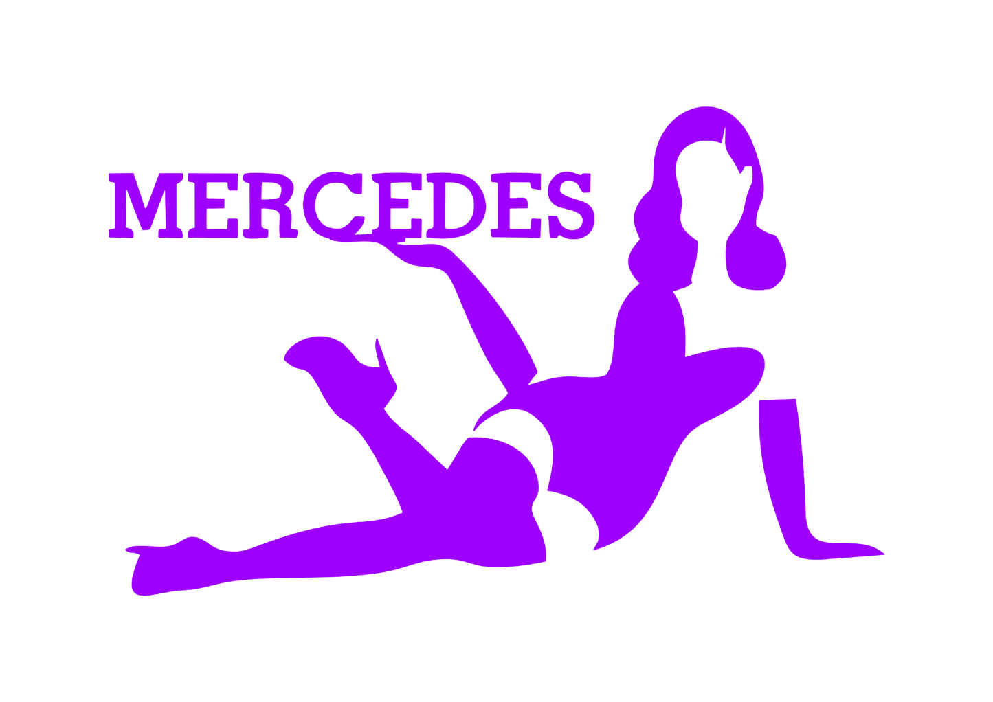 Sticker - MERCEDES GIRL 1