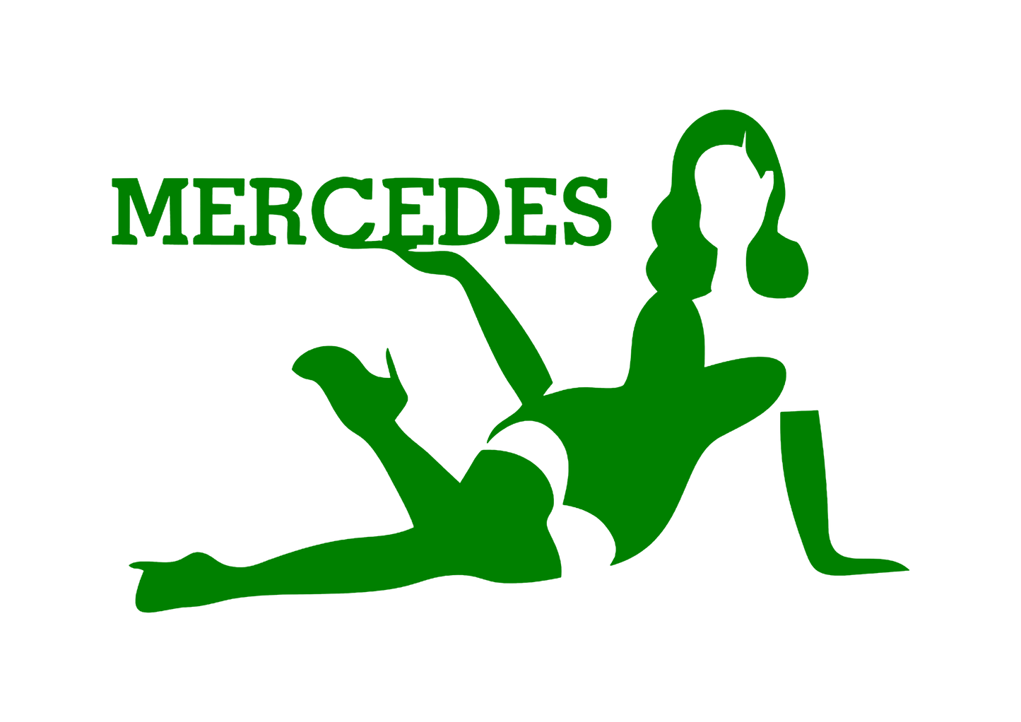 Sticker - MERCEDES GIRL 1