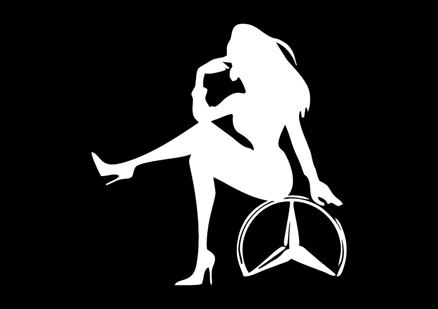 Sticker - MERCEDES GIRL 2