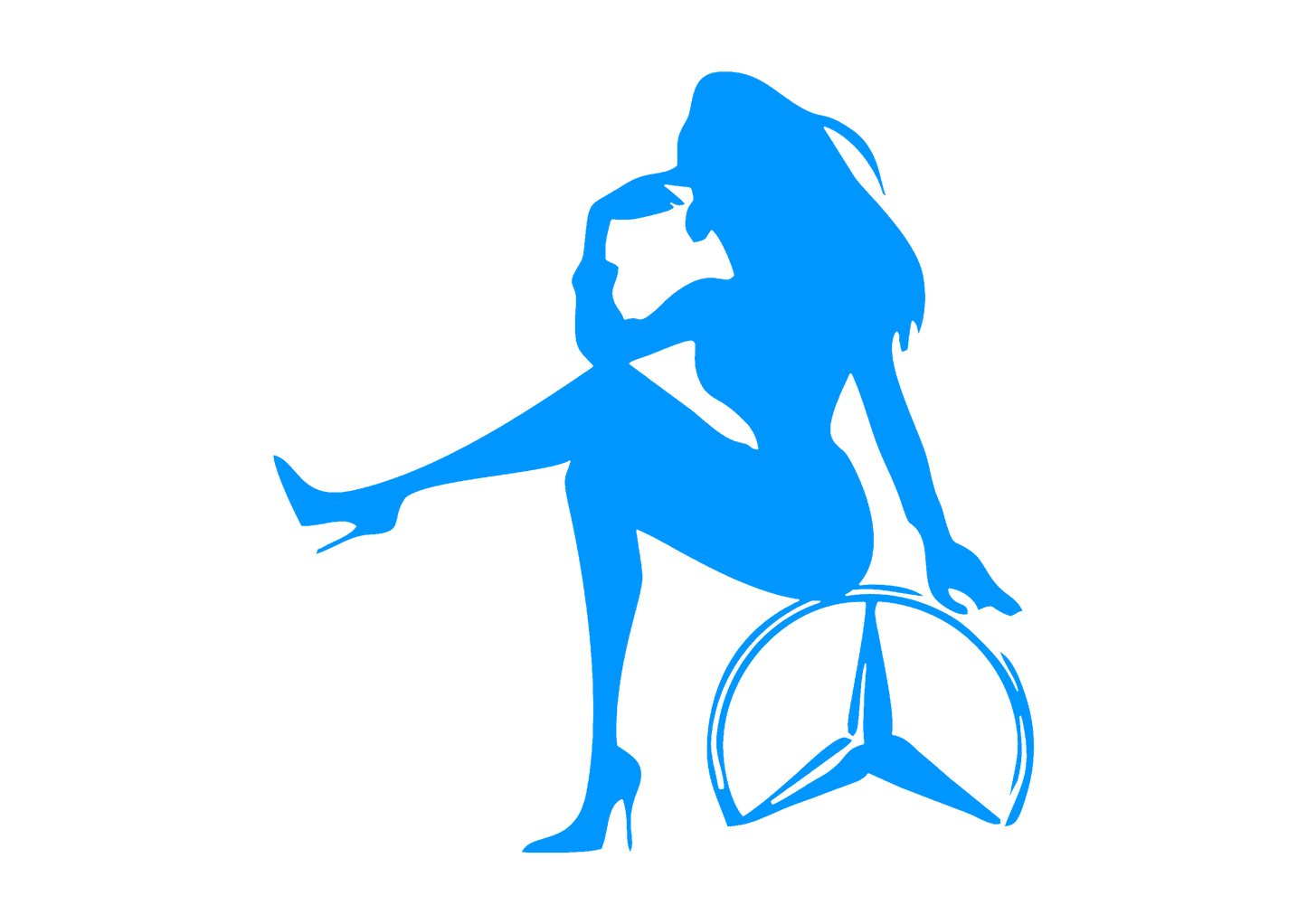 Sticker - MERCEDES GIRL 2