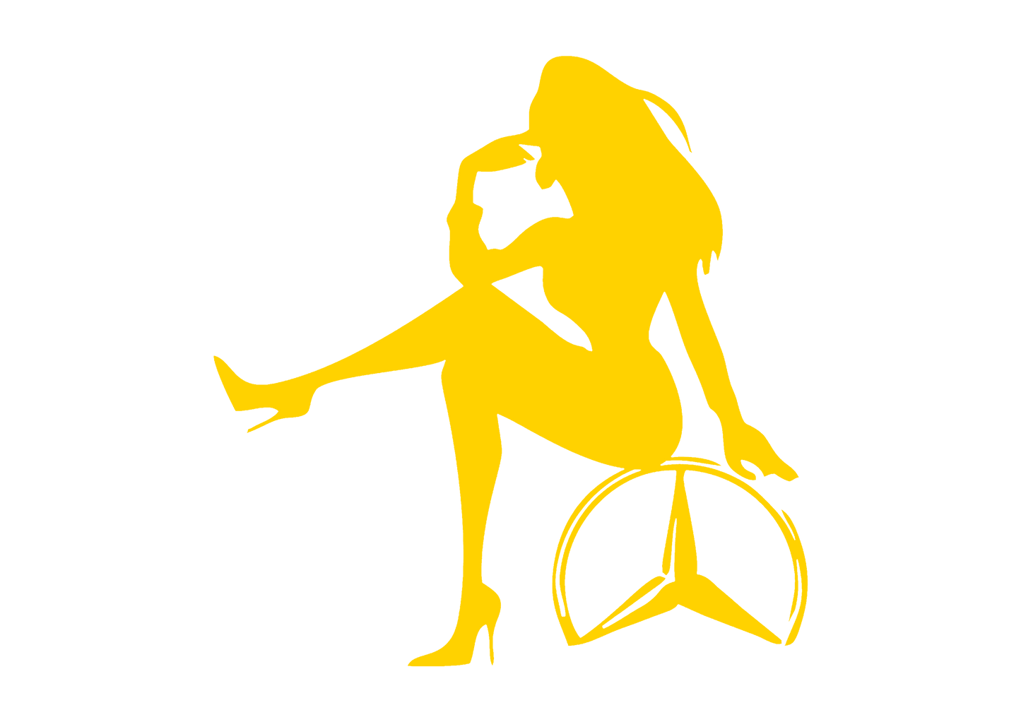 Sticker - MERCEDES GIRL 2