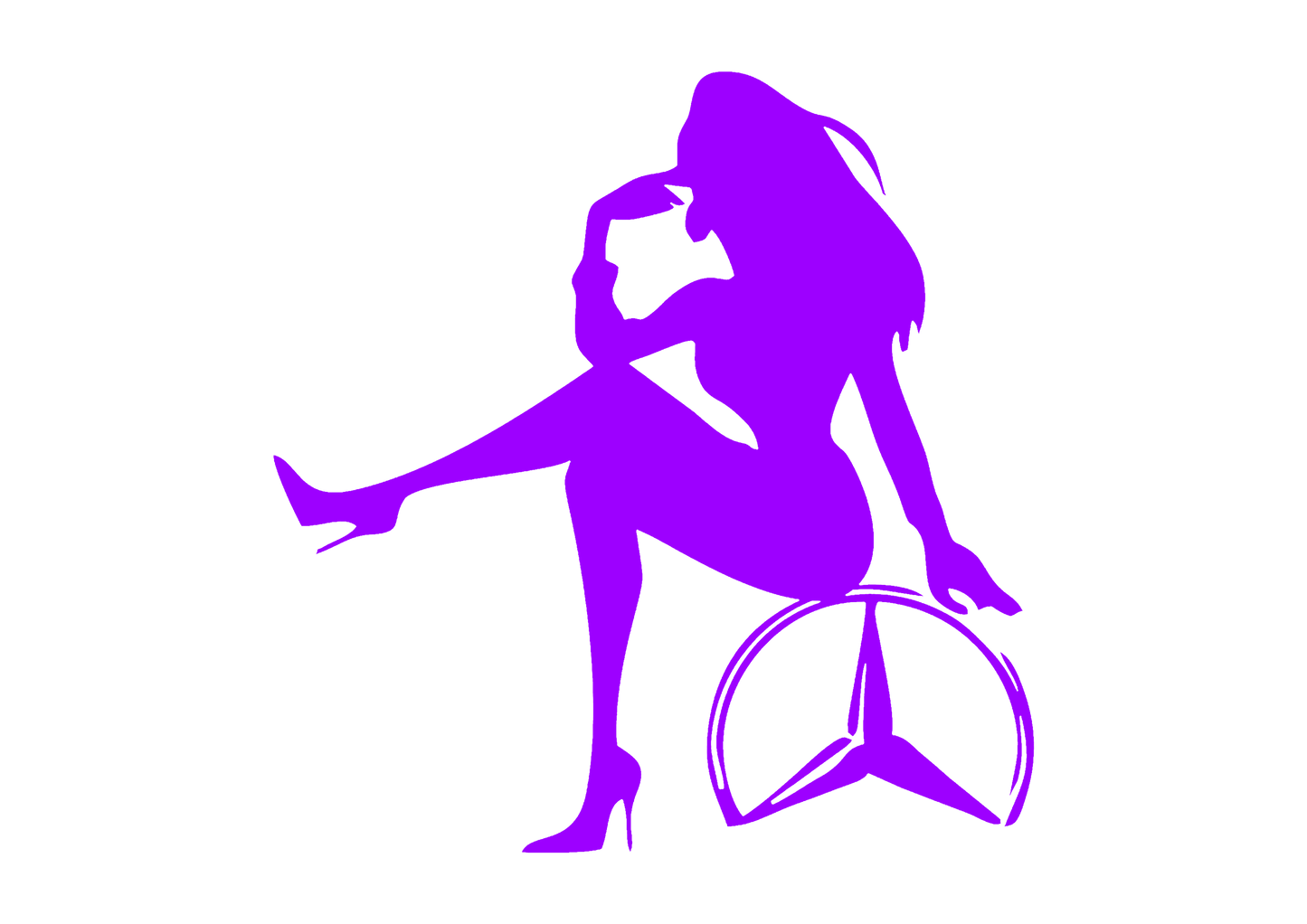 Sticker - MERCEDES GIRL 2