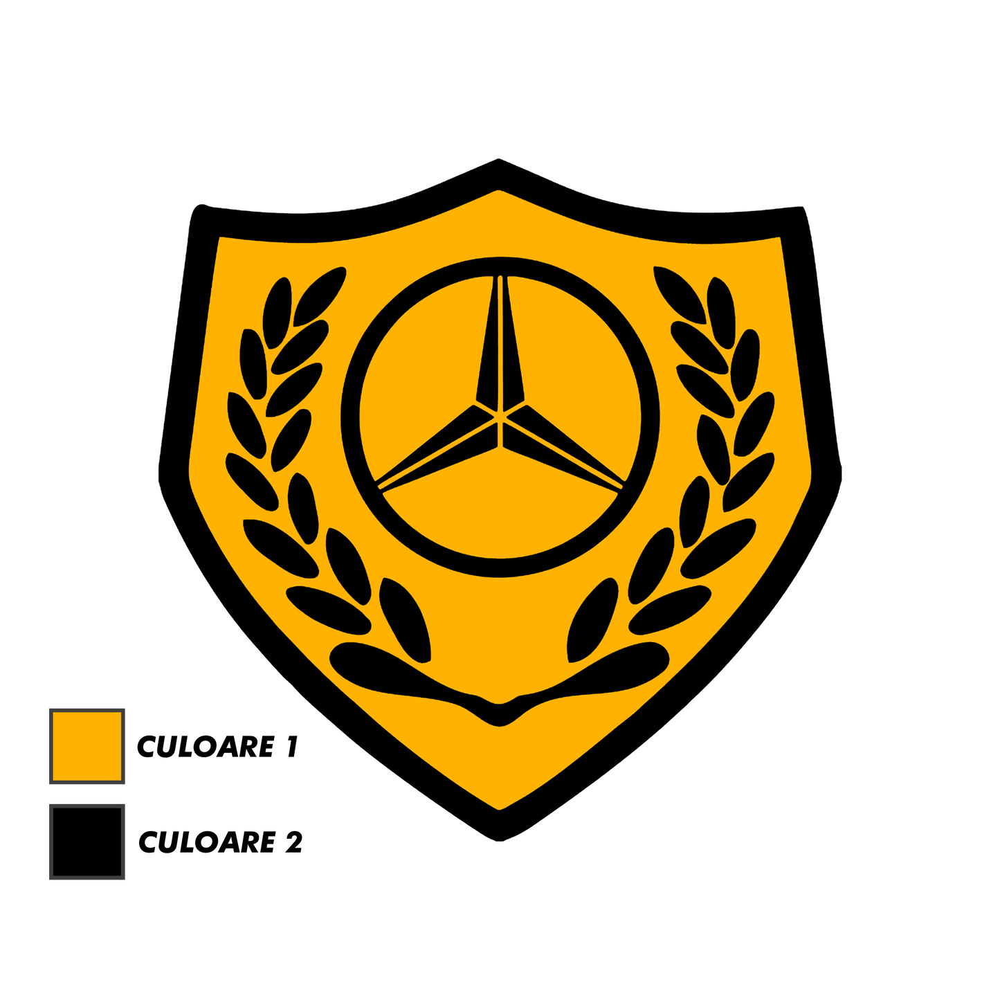 Sticker - MERCEDES LOGO 6