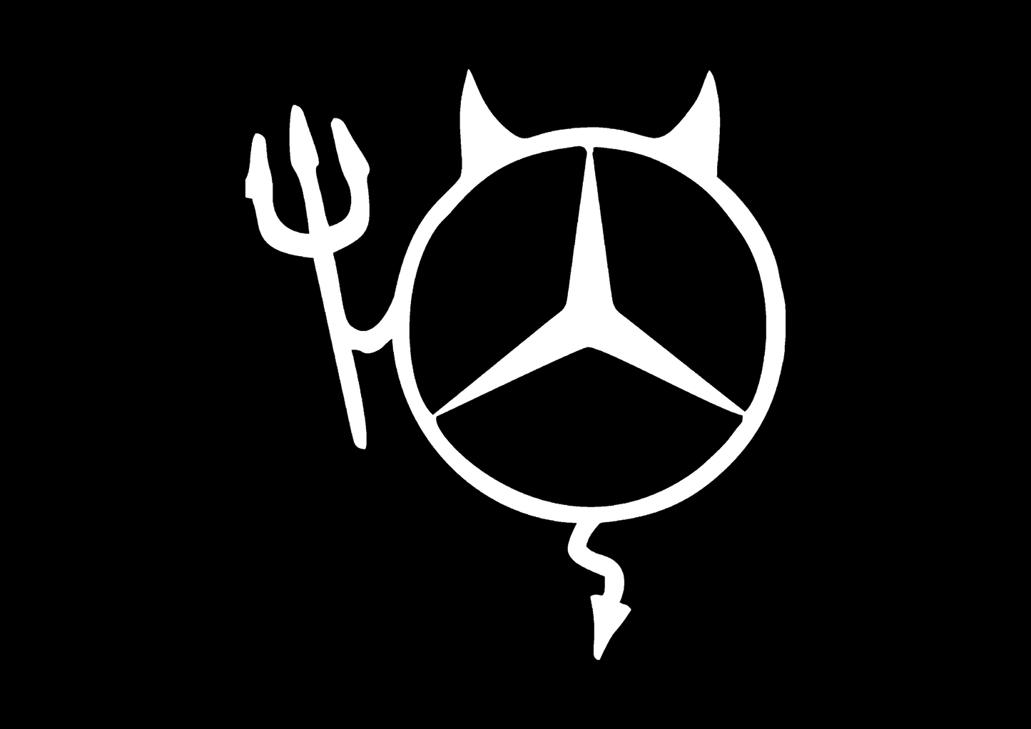 Sticker - MERCEDES DEVIL 2