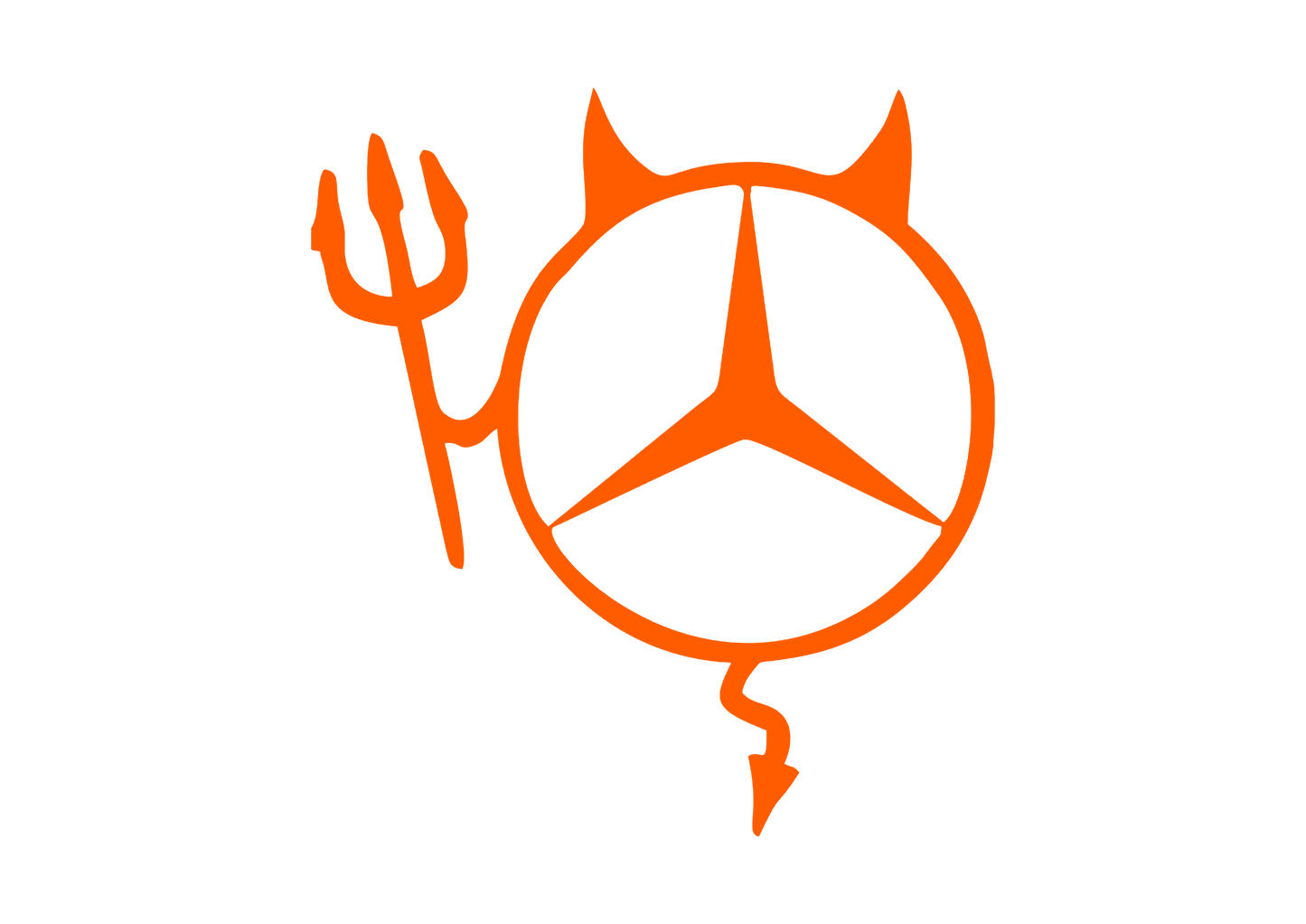 Sticker - MERCEDES DEVIL 2
